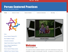 Tablet Screenshot of personcenteredpractices.org